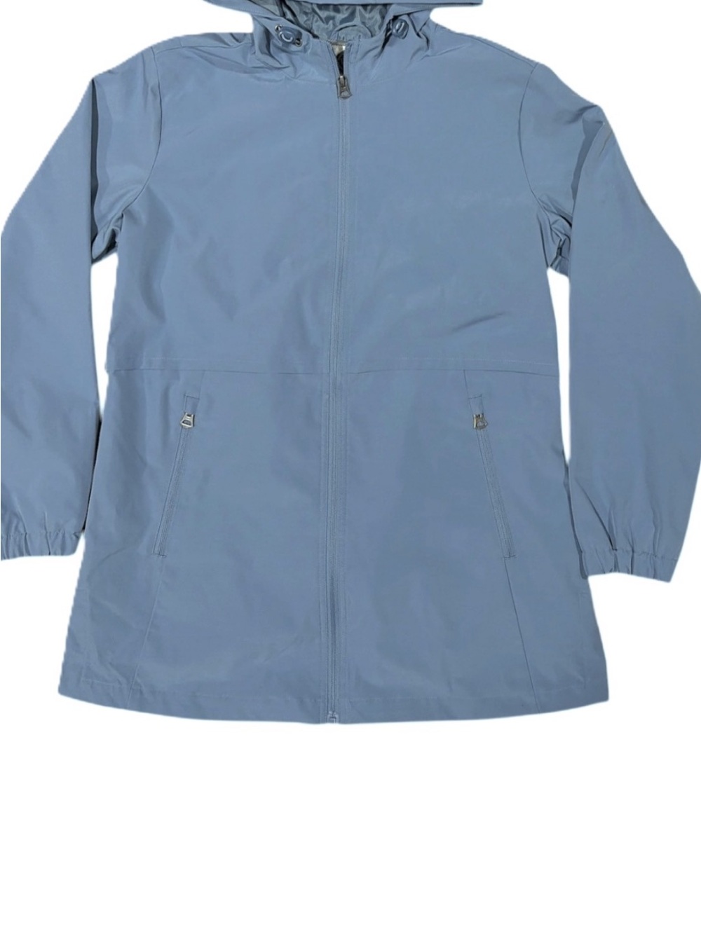 Weatherproof Pale Blue Hooded Jacket